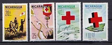 1965 Nicaragua Scott C559-C562 International Red Cross MNH