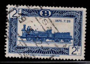 Belgium Parcel Post Scott Q312 Used Locomotive stamp design