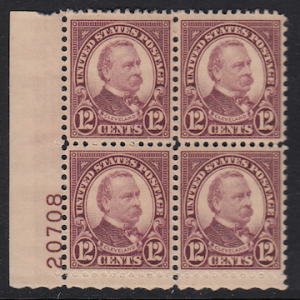 United States #693 Block of 4, MNH  Please see description.
