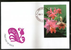 St. Vincent 2003 Orchids Flower Plant Sc 3172 M/s on FDC # 9433