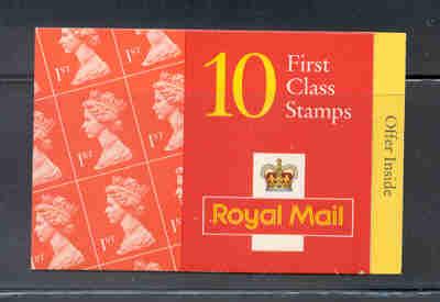 Great Britain Sc BK1139A 1997 MH289a Machin stamp booklet  mint NH