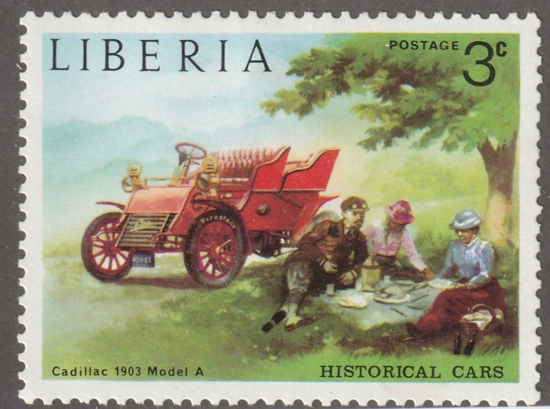 Liberia stamp, Scott# 648, mint hinged, cars, #l-648