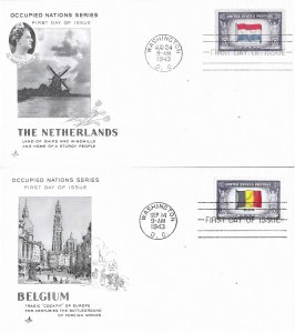 #909-921, 5c Occupied Nations, Art Craft (13)