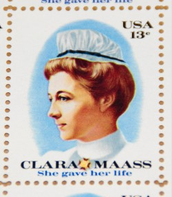 U.S.#1699 Clara Maass 13c Single, MNH.