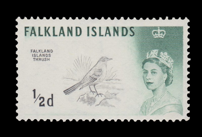 FALKLAND ISLANDS YEAR 1960. SCOTT # 128. UNUSED.