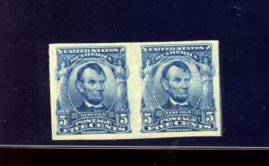 Scott 315 Lincoln Mint Pair of 2 Stamps NH (Stock 315-pair )