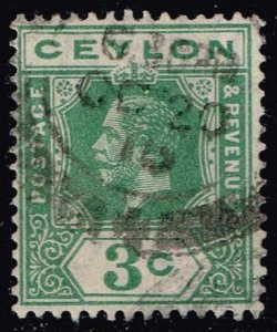 Ceylon #202a King George V; Used (2.40)