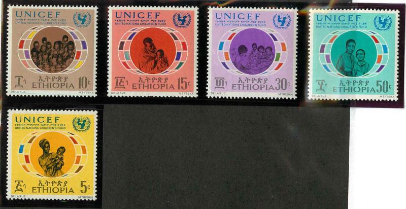 Ethiopia 604-608 Mint VF NH