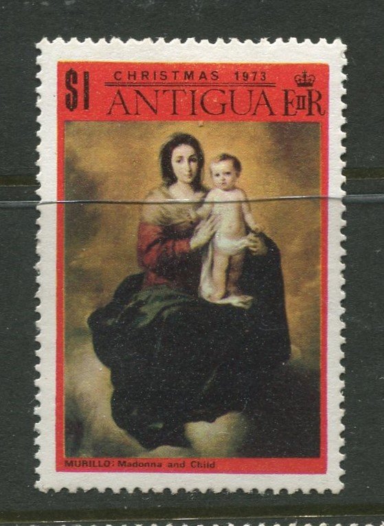 STAMP STATION PERTH Antigua #320 Christmas Issue MLH 1973 CV$0.40