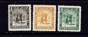 Libya Cyrenaica 656768 MLH 1950 issues