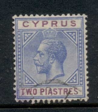 Cyprus 1921-23 KGV Portrait 2d FU