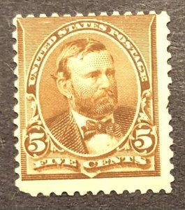 US Scott #223 F Mint NH CV $185 / Price $40 + $1 shipping