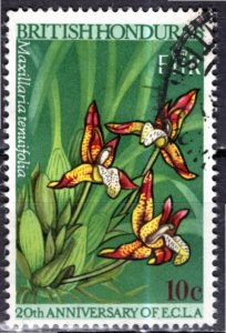 British Honduras 1968; Sc. # 209;  Used Single Stamp