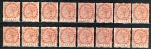 Mauritius Sc# 82 MNH lot/6 1885-1894 16c Queen Victoria 