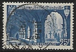 France # 623 - Abbey of St. Wandrille - used.....[GR33]