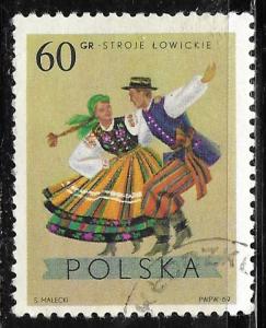 Poland #1686 60g Costumes from Lowicz, Lodz