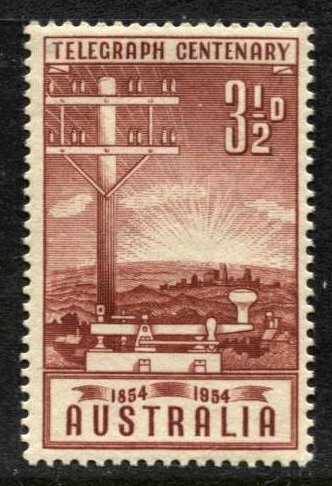 STAMP STATION PERTH - Australia #270 Telegraph - MNH