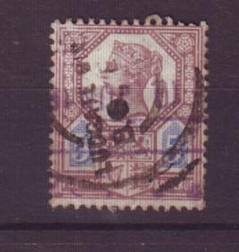 J19320 Jlstamps 1887 great britain used #118 queen