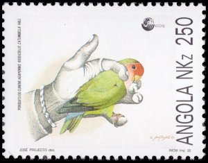 Angola 2018 Sc 1480-1483 Bird Crombec Warbler Hylia CV $7.83