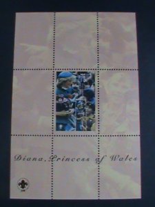 KYRGYZSTAN-DIANA-PRINCESS OF WALES- ALWAYS REMEMBER MNH S/S -VERY FINE