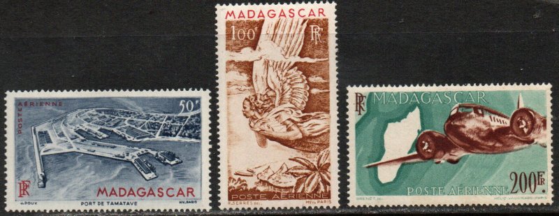 Madagascar Sc #C51-C53 Mint Hinged