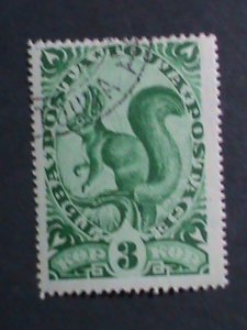 ​TANNU TUVA-1935-SC# 62 SQUIRREL USED -VERY FINE- VERY HARD TO FIND