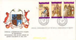 696364 MNH MAURICIO 1977 25 ANIVERSARIO DE LA ASCENSION AL TRONO DE ISABEL II