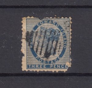Canada Prince Edward Island QV 1870 3d Blue Used BP3700 