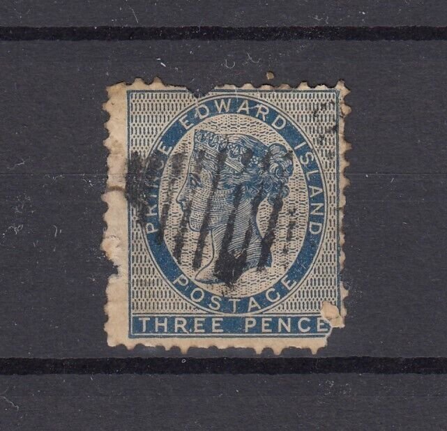 Canada Prince Edward Island QV 1870 3d Blue Used BP3700