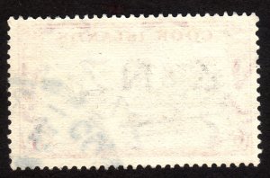 1949, Cook Islands, 6p, Used, Sc 136