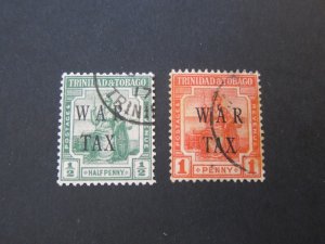 Trinidad & Tobago 1917 MR4-5 set FU