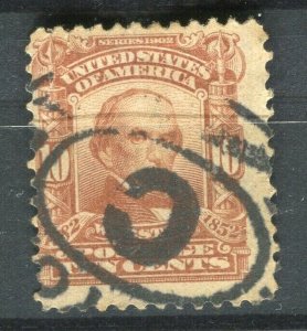 USA; 1900s early Presidential series issue used 10c. value, fair Postmark