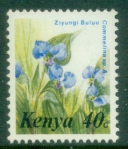 Kenya 1983 Pictorials Flowers 40c Commelina MUH