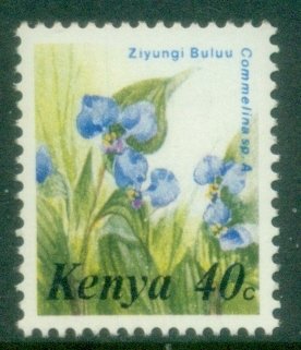 Kenya 1983 Pictorials Flowers 40c Commelina MUH