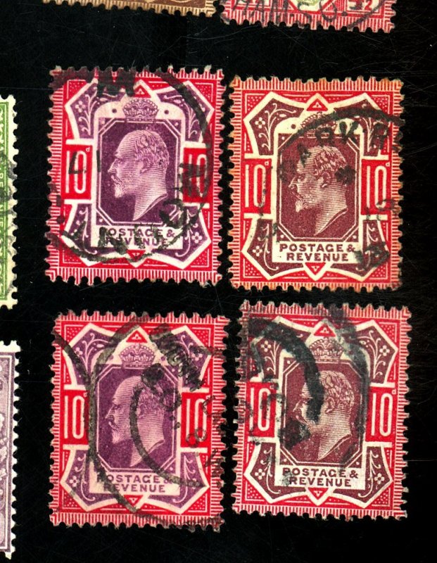 GREAT BRITAIN #137 (4) USED FVF Cat $280