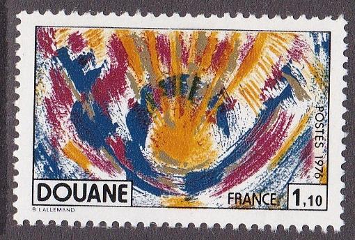 France # 1505, Painting - Abstract Design by Douane, NH