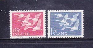 Iceland 298-299 Set MHR Birds, Whooper Swans (B)