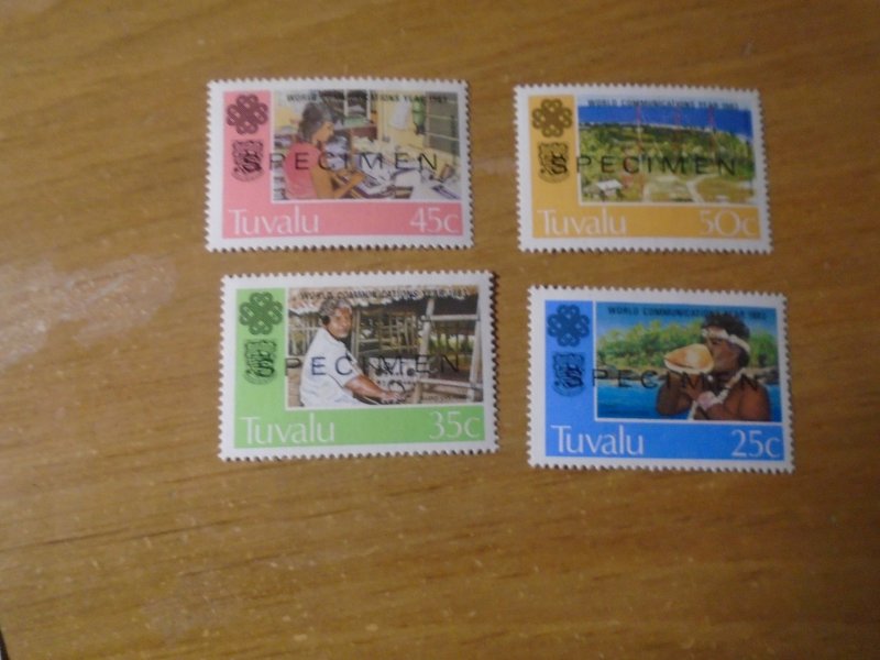 Tuvalu  #   212-15  MNH   O/P  Specimen