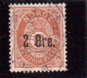 Norway  Scott#  46  Used