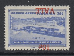 Panama, Scott C291 var, MNH, Inverted and Split Overprint