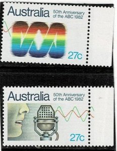 AUSTRALIA    1982 ANNIV OF ABC MNH
