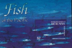 US 622 Trust Territories Micronesia NH VF Fish Of The Pacific S/S