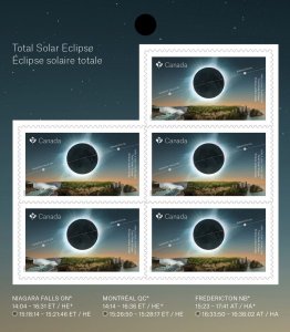 hse. Total Solar ECLIPSE - April 8.2024, Niagara = FRONT BK Page 5 Canada 2024