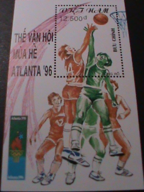 ​VIETNAM- 1996-ATLANTA'96 OLYMPIC GAMES -MNH S/S VF LAST ONE-HARD TO FIND