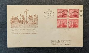 1934 Maryland Tercentenary Washington DC FDC 736 19 Cover to McCook NE