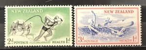 New Zealand 1957 #B52-3, MNH, CV $.50