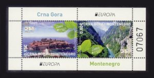 Montenegro Sc# 322a MNH Europa 2012 / Tourism (S/S)