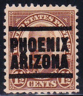 Precancel - Phoenix, AZ PSS 203 Compound Perf - Town and Type Issue