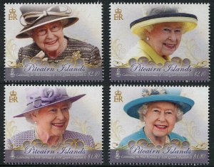 HERRICKSTAMP NEW ISSUES PITCAIRN ISLANDS Sc.# 814-17 QE II Birthday