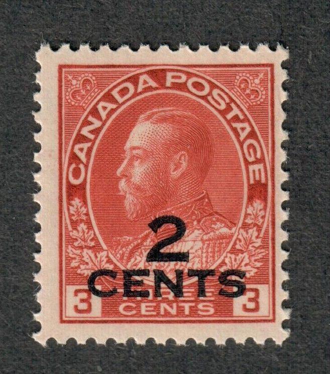 Canada Sc#140, M/NH/F-VF, Cv. $47.50